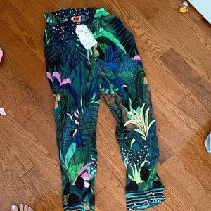FARM Rio Tropical Print Cropped Pants